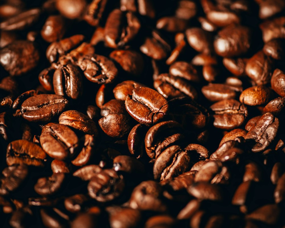 Coffee roasting in progress